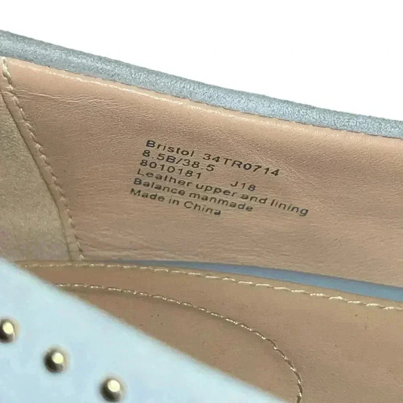 Taryn Rose Bristol Studded Suede Twee‎ Classy Comfort Loafers 8.5 - Picture 6 of 8